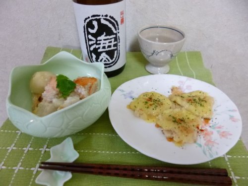 作ってみました、“酒粕料理”