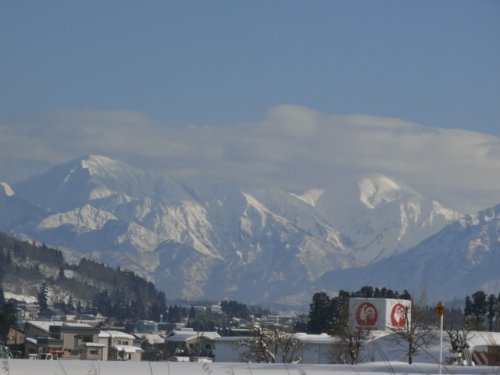 越後三山の絶景