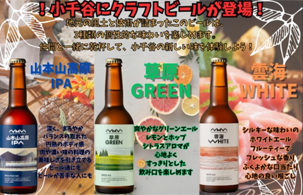 画像1: 小千谷クラフトビール　330ml×６本セット (1)